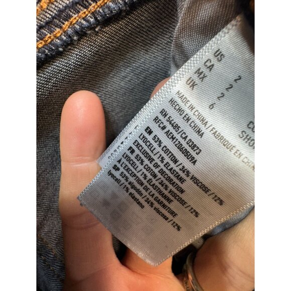 American Eagle Outfitters Women's Jegging Jeans Super Stretch Denim Size 2 Blue - Picture 5 of 10